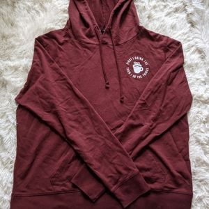 Burgundy sweatshirt